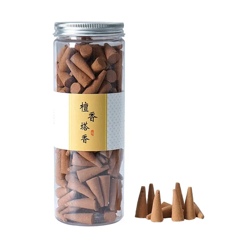 210 Cone-shaped Tower Fragrance Natural Long-lasting Sandalwood/Agarwood Indoor Sleep Relief/deodorization /Censer Aromatherapy