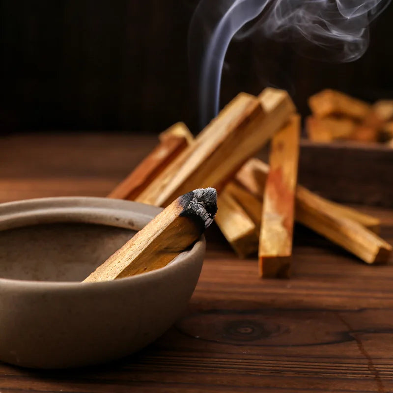Peruvian Holy Wood Logs Natural Aromatherapy Aura Spatial Magnetic Field Meditation Spiritual Cultivation Fragrance Palo Santo