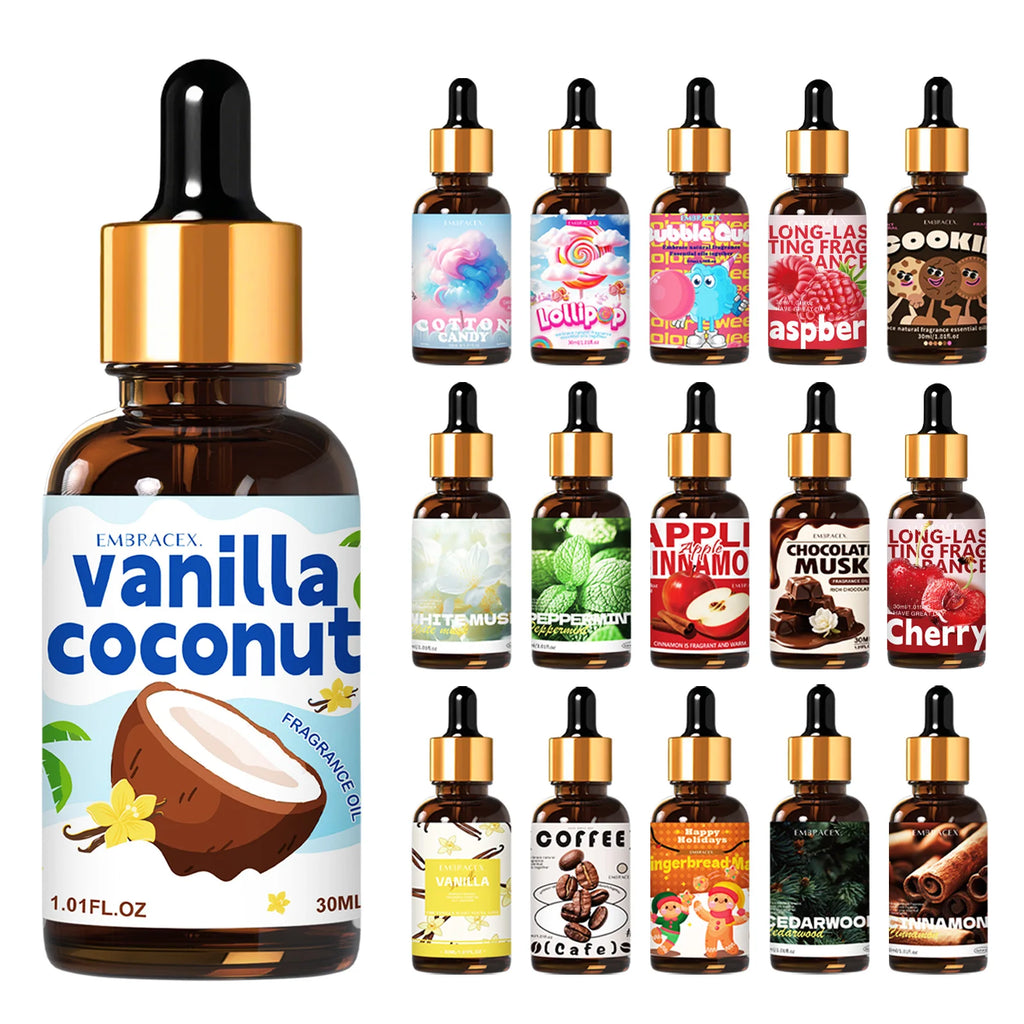 27 Type 30ml Fragrance Oils Car Air Freshener Long Lasting Fragrance For Reed Diffuser Oil Holiday Gifts To Friends
