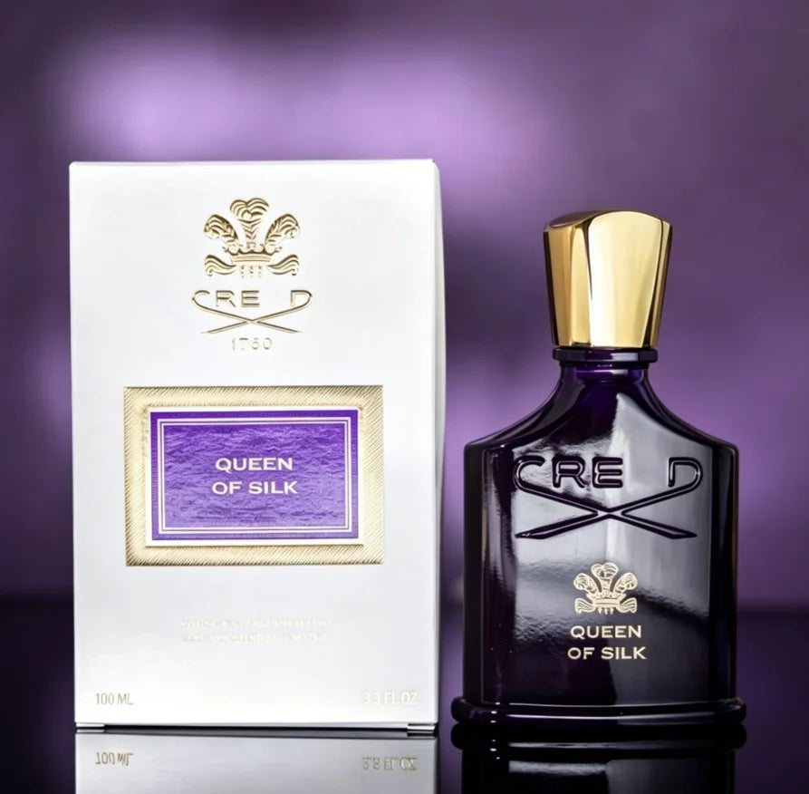 Cree.d Queen of Silk Floral Oriental Tone, women's perfume spray, 3.4oz100ml, high-end luxury, lasting fragrance, suitable for multiple venues, gift choice