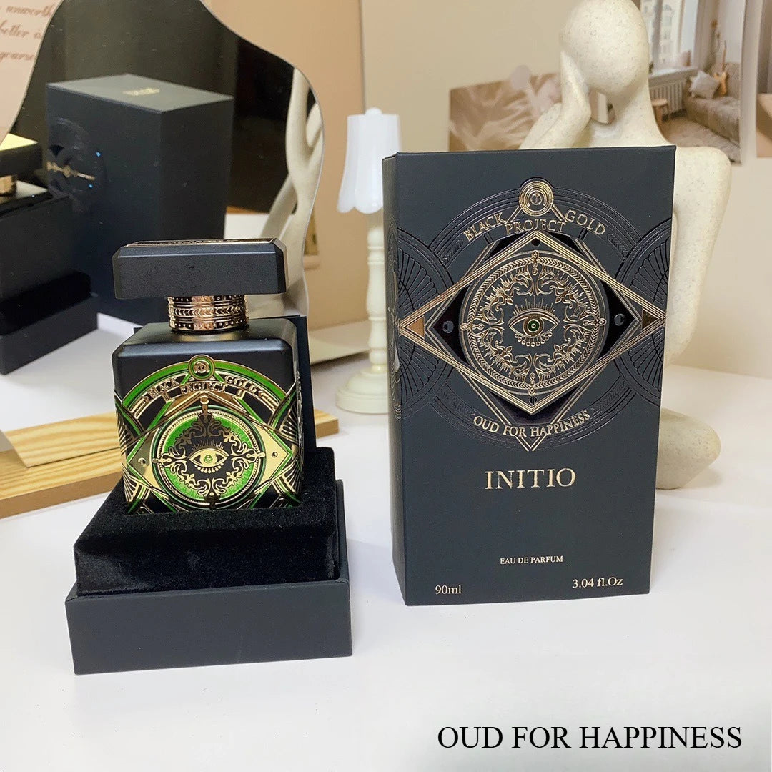 Hot Luxury Fragrance 90ML Niche Unisex Initio Perfume Long-Lasting Oriental Woody Scent With Oud Vanilla Musk Rose For Elegant