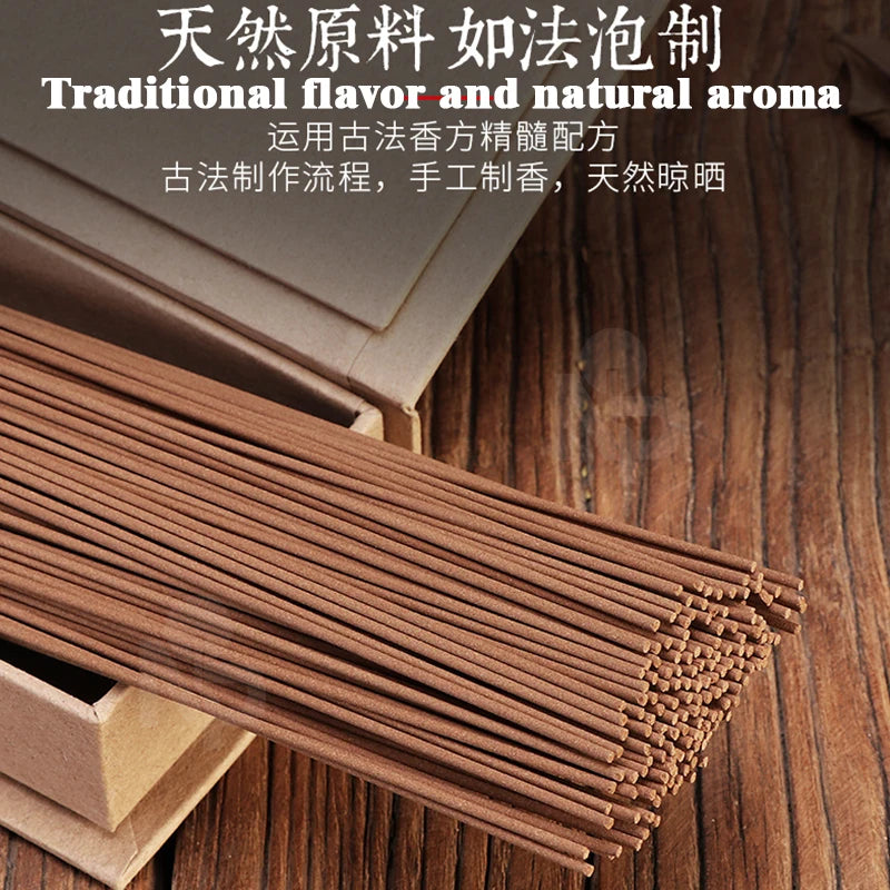 2 Boxes Ancient Method Natural Incense Stick, Agarwood Sandalwood, Incense Holder, Aid meditation Relax, Home Hotel, Custom Whol