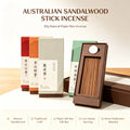 xmsj Pure Natural Australian Sandalwood Incense Sticks 30g Portable Paper Gift Box Mild Fragrance Incense