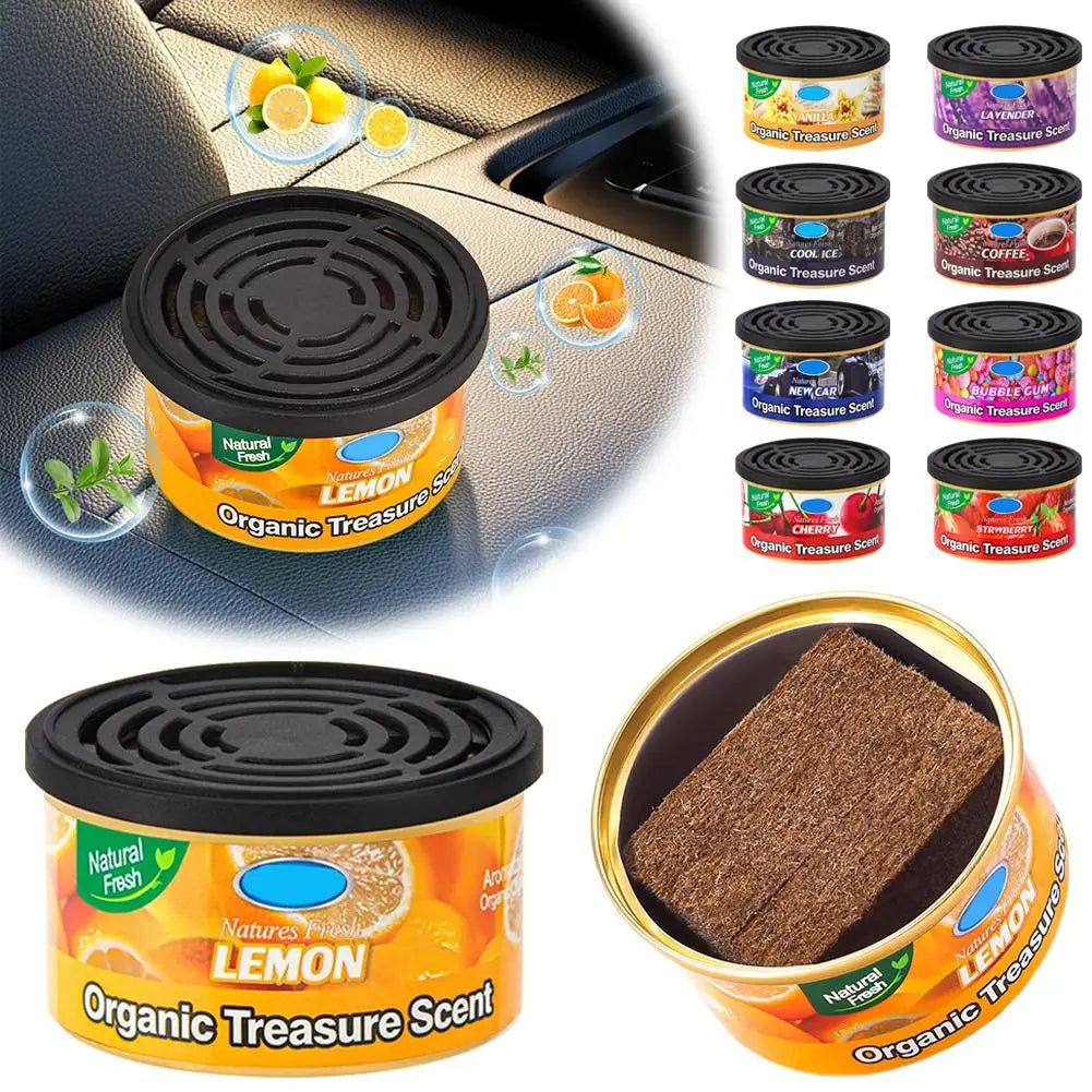 Car Air Freshener Cans – Natural Odor Eliminator for Car, Home, and Bathroom – Long-Lasting Fragrance, Non-Toxic, Fresh Scent