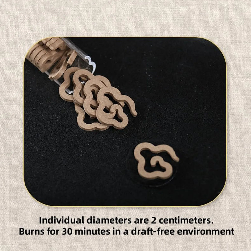 42 Pieces Of Small Auspicious Cloud Non-Stick Disc Incense Long-Lasting Incense Natural Agarwood Sandalwood Pear Account Incense