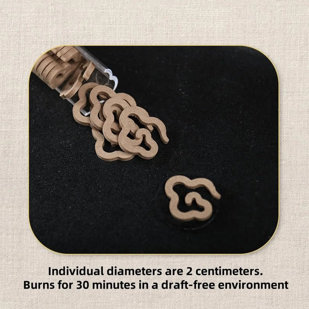 42 Pieces Of Small Auspicious Cloud Non-Stick Disc Incense Long-Lasting Incense Natural Agarwood Sandalwood Pear Account Incense