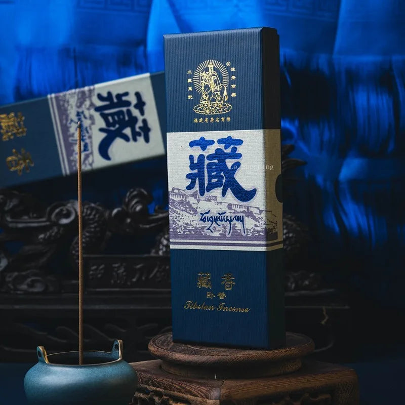 19/27cm Tibetan Incense Stick/Temple Worship Buddha Offerings Household Indoor Guanyin God of Wealth Incense Agarwood Joss Stick