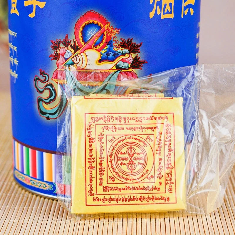 108 Flavors Shi Zi Smoke Supply Tibetan Incense Powder Temple Buddha Worship Indoors Purify The Air and Purify and Calm The Mind