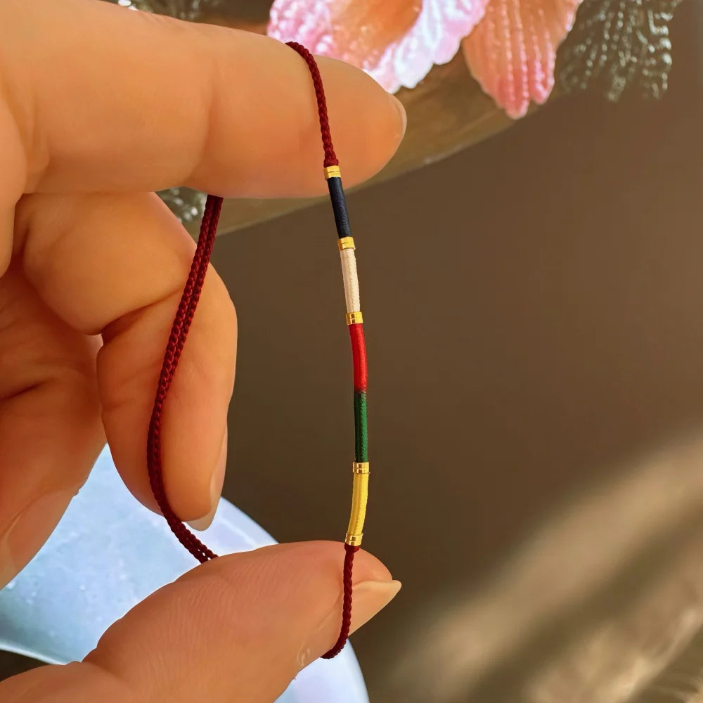 Retro Bohemian Cotton Rope Bracelet for Men