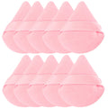 1/2/3/6Pcs Triangle Velvet Powder Puff Face Cosmetic Eye Beauty Makeup Tool Reusable Sponge Washable Mini Powder Puff Accessorie