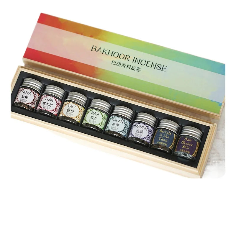 Arab Incense Trial Pack  Qi Nan Agarwood Yoga Tea Room Household Indoor Purify The Air and Remove Odors Calm The Mind Bakhoor