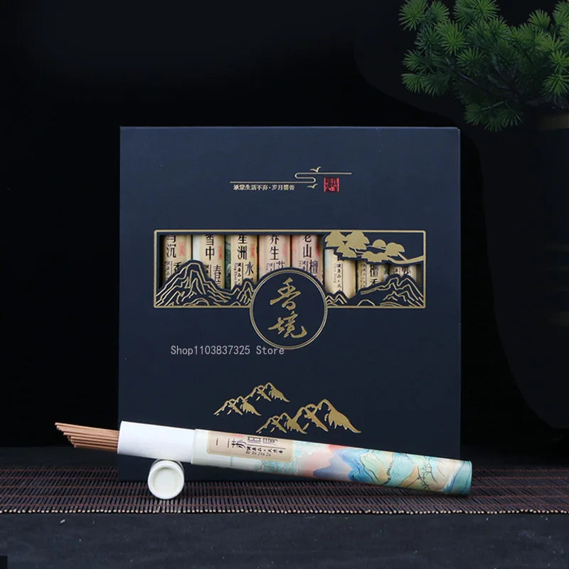 10 Flavor Incense Stick Gift Box Goose Pear Tent Incense/Agarwood/sandalwood Purification Soothing/odor Removal Aromatherapy
