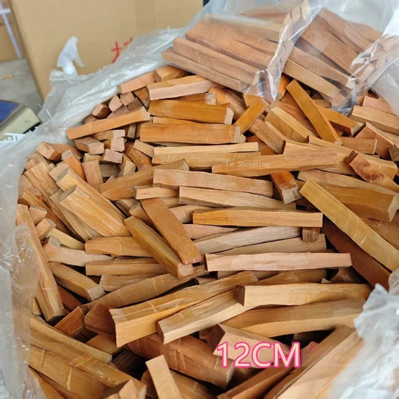 1000g Sandalwood Round Wood Crushed Materials and Wood Strips Temple Worship Buddha Sacrifice Make Raw Materials for Incense
