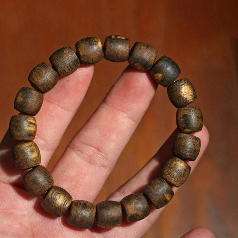 Wooden Kyara Agarwood Prayer Bracelet for Men Women