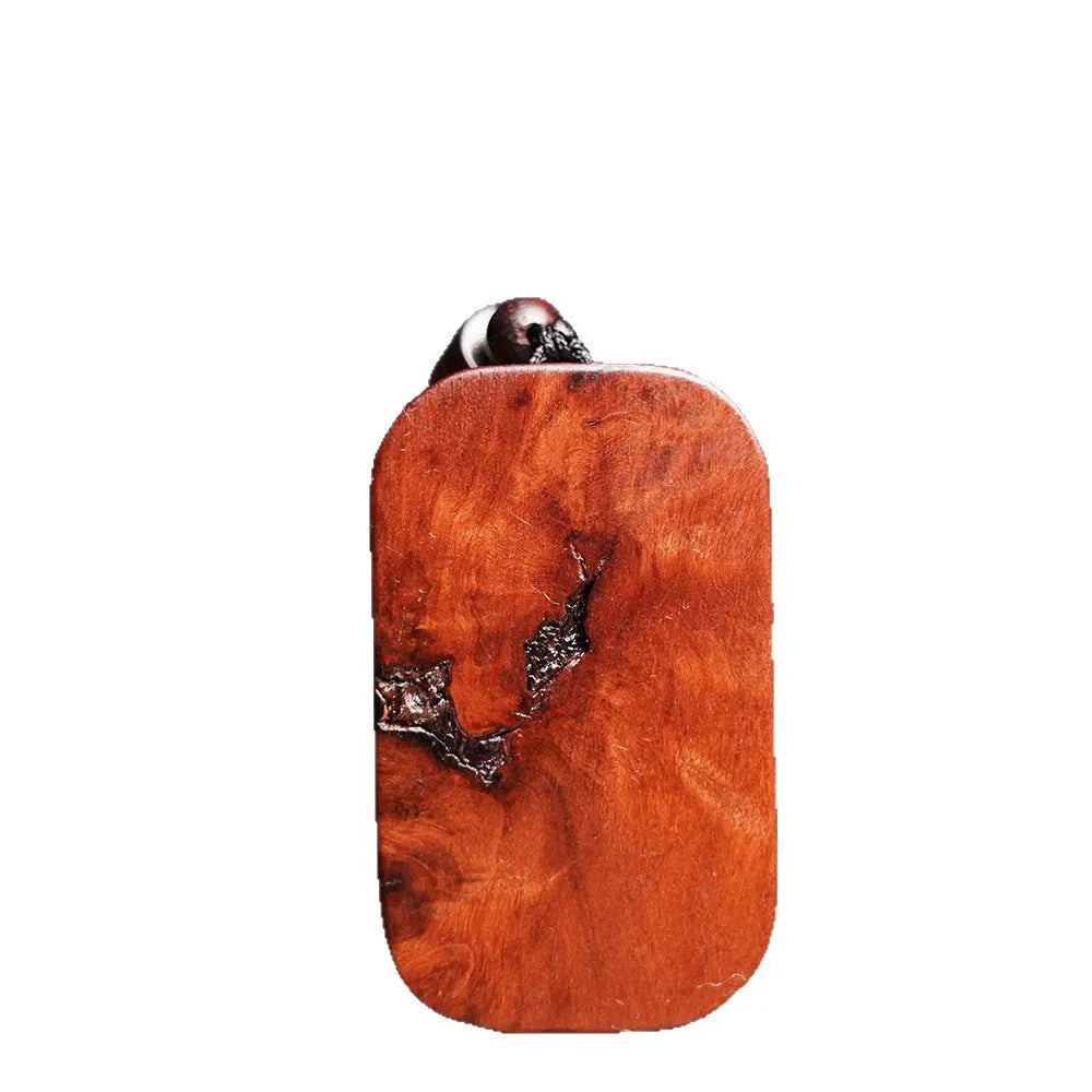 2026 Natural Lightning Struck Jujube Wood U Shape Pendant