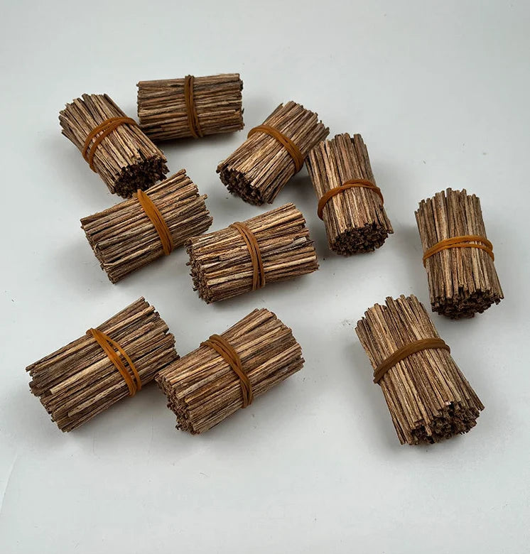 60g Bundle packing Natural Vietnamese Nha Trang Slices, Insert Cigarette Strips, Natural Wood Aroma Fragrance, Wood