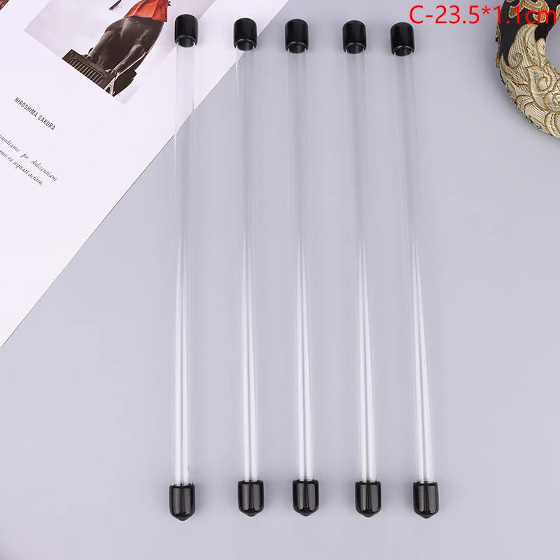 5Pcs Transparent Acrylic Incense Tube Storage Box 1-10g