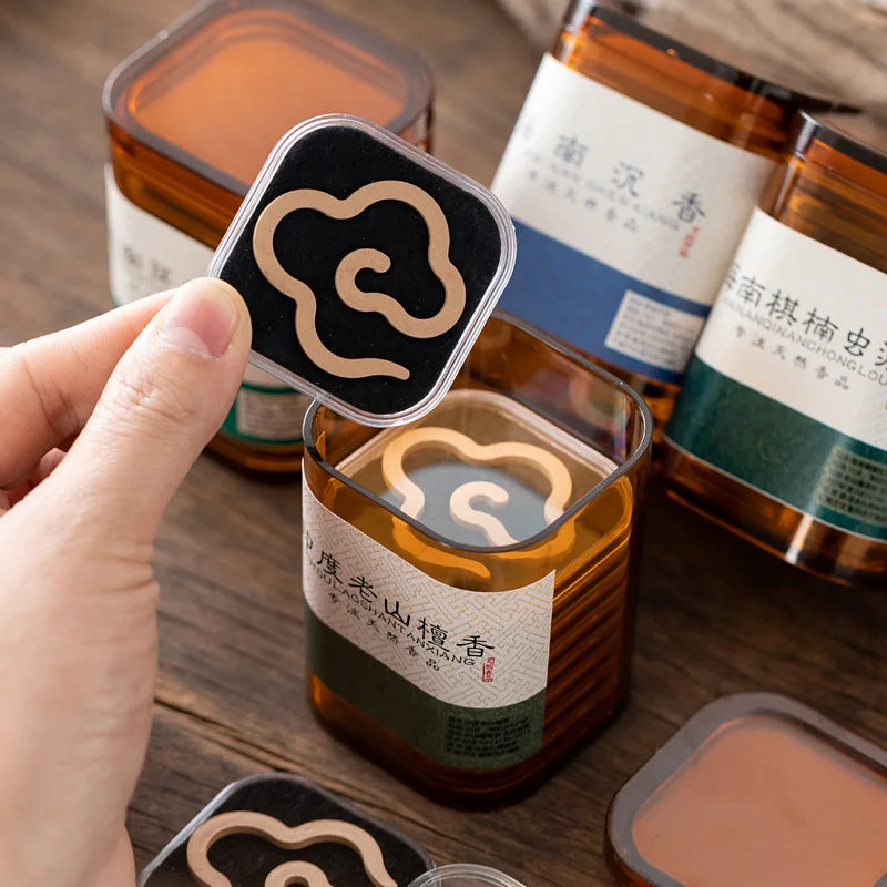 No Sticky Powder Agarwood Sandalwood Incense Coil Pure Powder No Sticky Powder Indoor Long-lasting Aromatherapy Purifying Air
