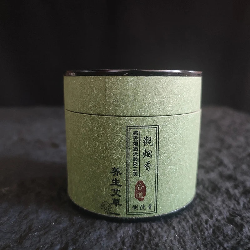 45pcs/Box Natural Backflow Incense Cones Sandalwood Wormwood Reflux Tower Incense in Box Suitable for Tea Room Yoga Room