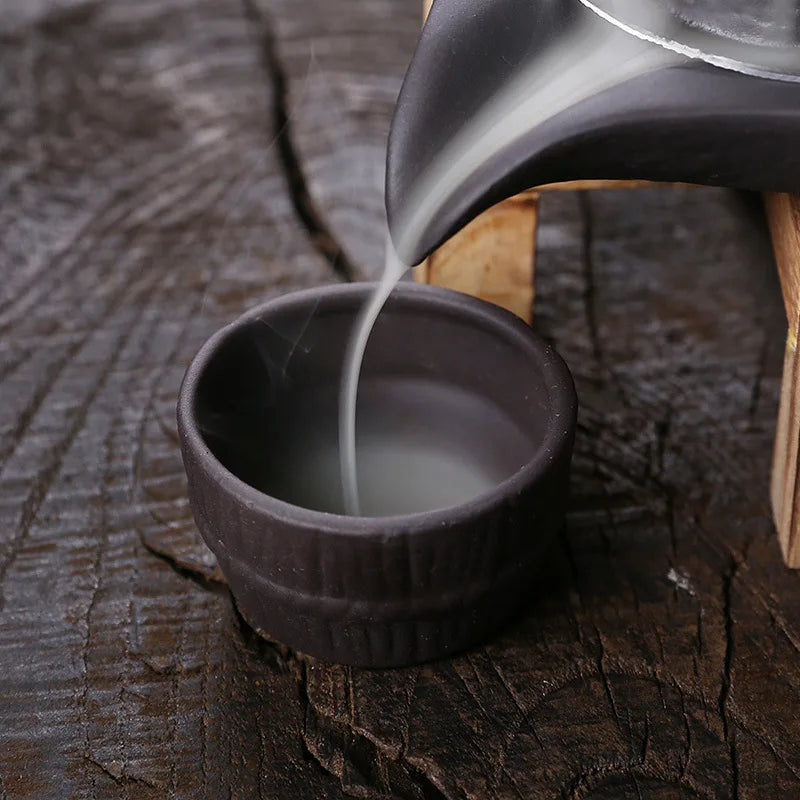 Retro Time Runs Back Flow Incense Stove Creative Home Decoration Grinding Plate Waterfall Crafts Odor Removal Aromatherapy Stove