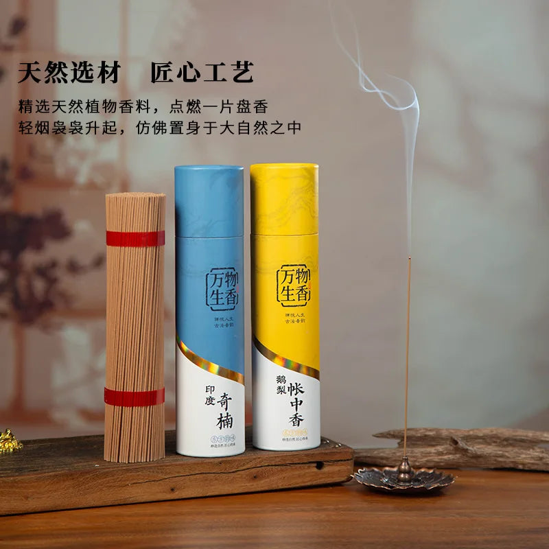Natural Sandalwood Agarwood Incense Sticks - for Home Blessing Buddhist Prayer Ceremony Meditation and Relaxation
