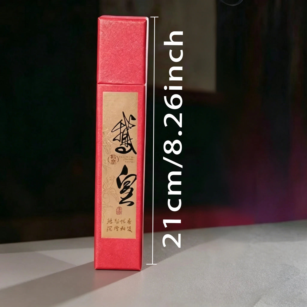 2-Hour Long-Lasting Incense Sticks with Fragrances of Agarwood, Sandalwood, and Frankincense, Made Using Traditional Methods, Are Rich in Aroma, Purify the Air, Deodorize and Freshen the Atmosphere, Provide a Refreshing and Invigorating Effect, and Have a