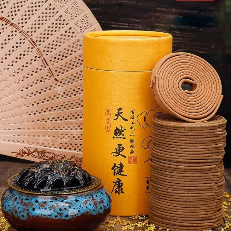 48/50/120 Pcs/Box Natural Incense Coils 3-4 Hours Sandalwood Lavender Mild Fragrance Coil Incenses Scents for Home