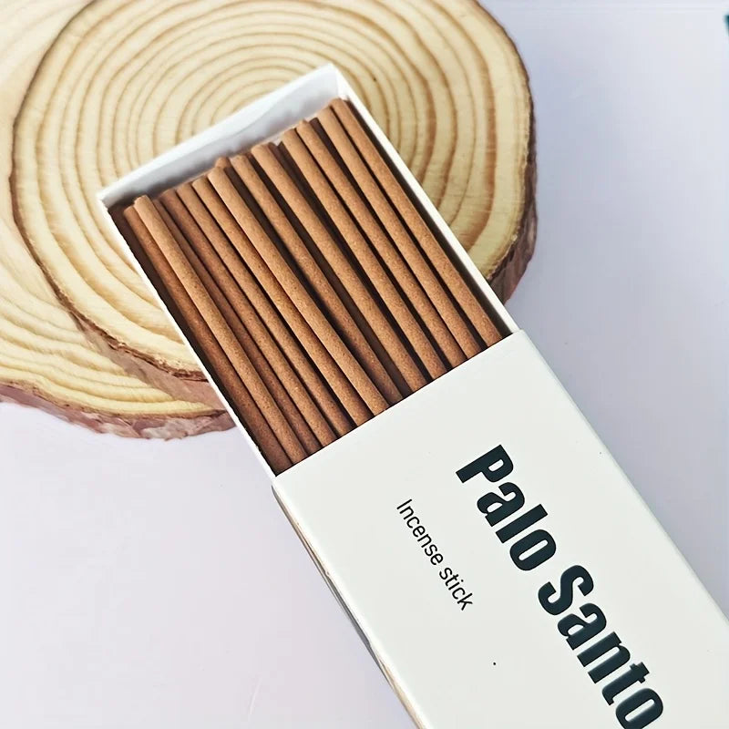 30 High-Grade Palo Santo Sticks, White Sage, Cedar, and Coffee-Scented Sticks, Thickened with a Diameter of 2.7mm, Natural Aromatherapy, Suitable for Yoga, Meditation, Purification, and Gift-Giving