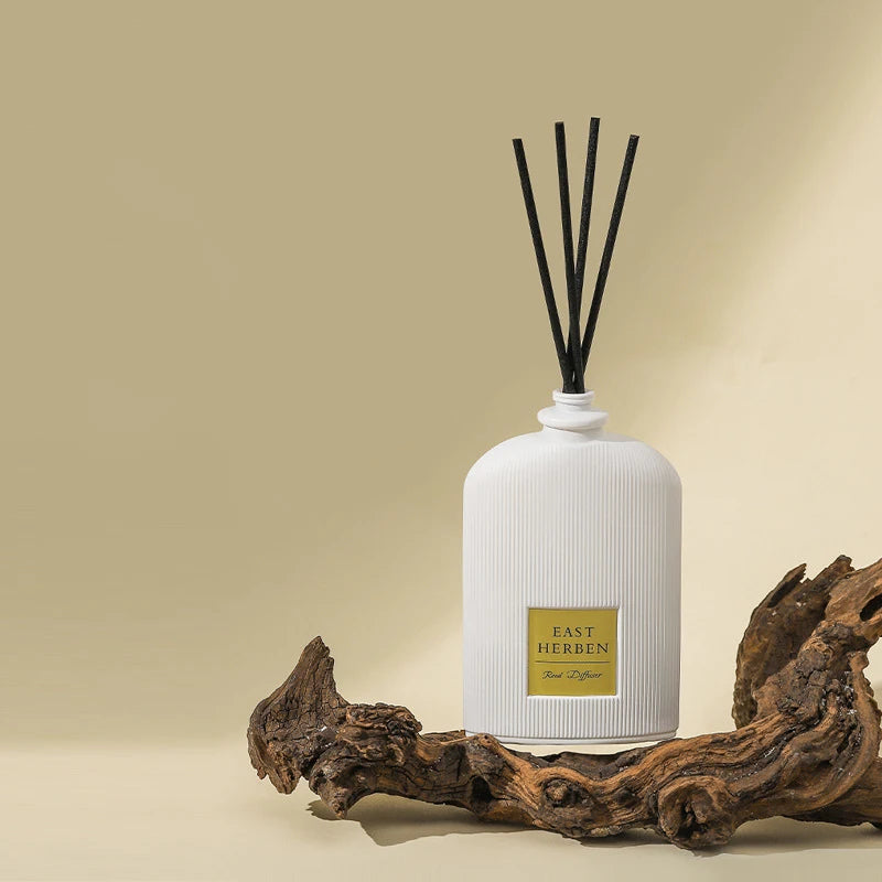 100ml Reed Diffuser Aromatherapy Essential Oil Set with Fiber Sticks for Living Room/Bedroom/Office | Long-Lasting Air Freshener