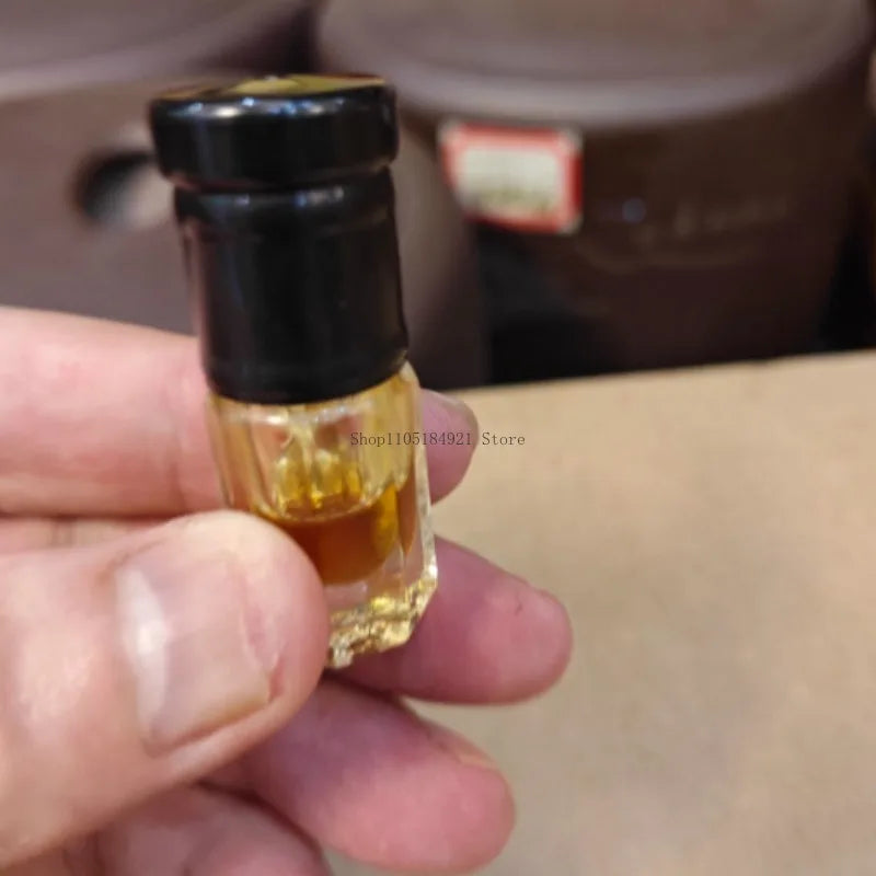 3g Ancient Distillation Natural No.2 Pure Hainan Agarwood Essential Oil Indoor Hotel Meditation Remove Odors Lasting Fragrance