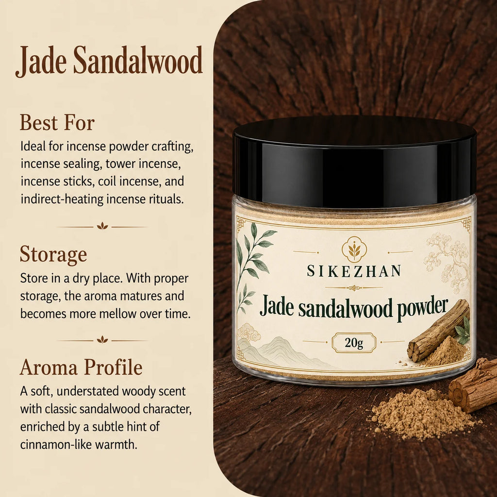 100% Pure Sandalwood Incense Powder 20g Kit Vintage Brass Burner Antique Dragon Censer For Zen Yoga Meditation Home Aromatherapy