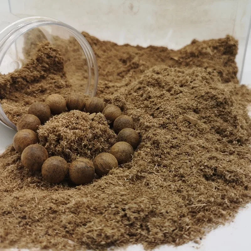 Agarwood Powder Cambodian Agarwood Bead Crushing Material for Aromatherapy Incense Burner Incense Incense Material Pure Natural