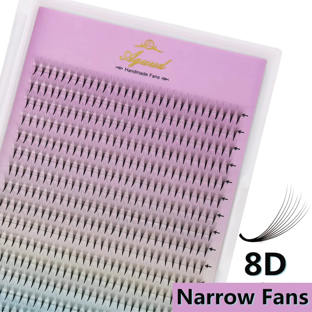 AGUUD XL Premade Volume Fan Lashes 4D-8D Natural Long