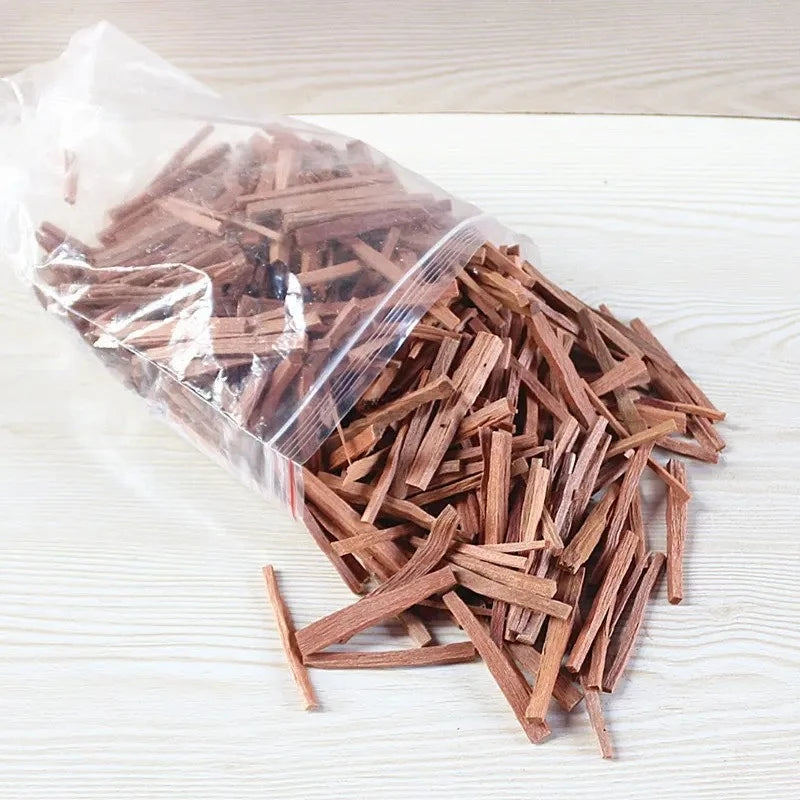 50g Natural Sandalwood Stick Fragrance Natural Hand Split Wood DIY Purification Healing Meditation Stress Relief Aromatherapy