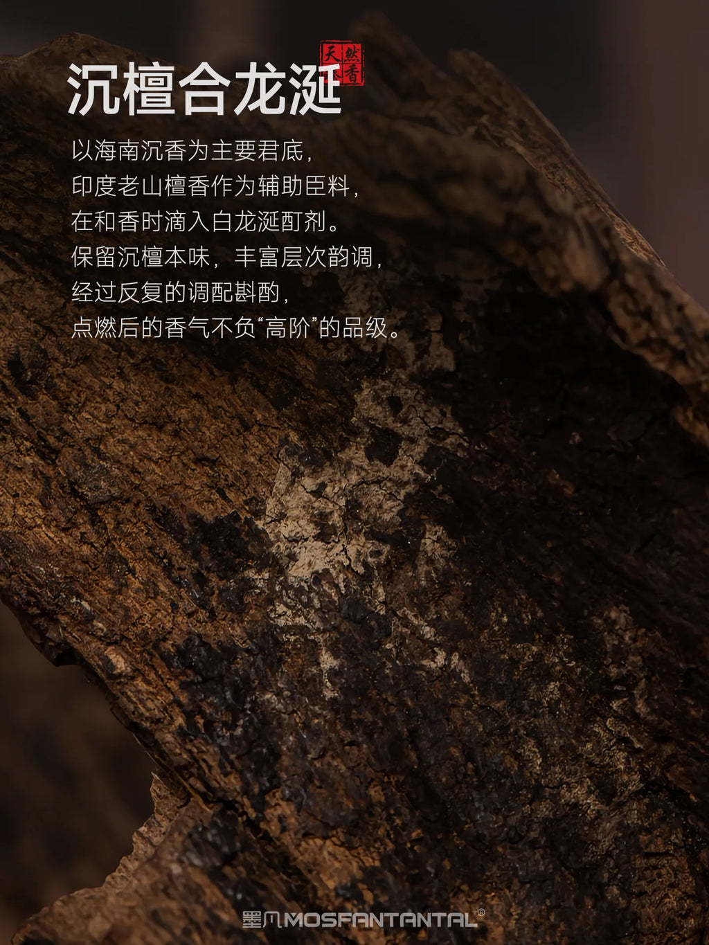 Mo Fan "Qingyi Ambergris" Advanced Agarwood Thread Sandalwood Household Indoor Tea Chinese Incense Ambergris Aromatherapy
