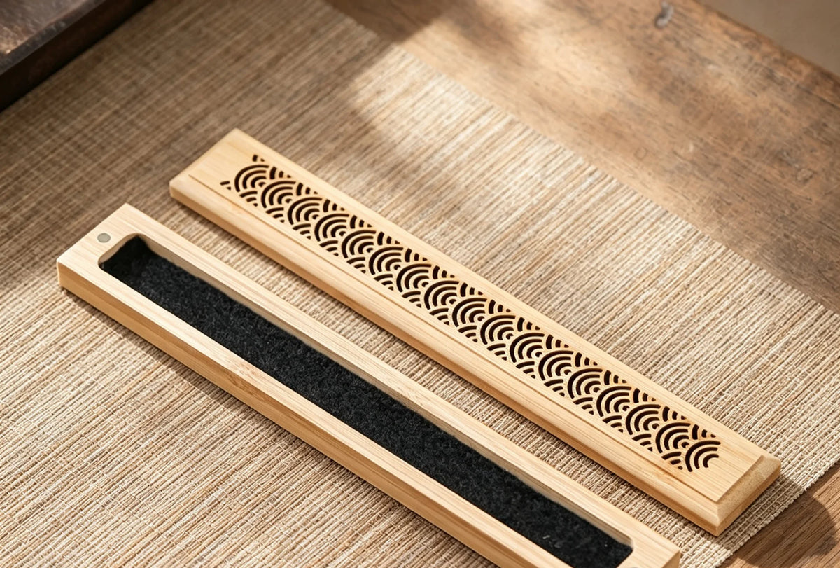 1pc Bamboo Fragrance Box - Home Use Indoor Office Diffuser Decoration Piece