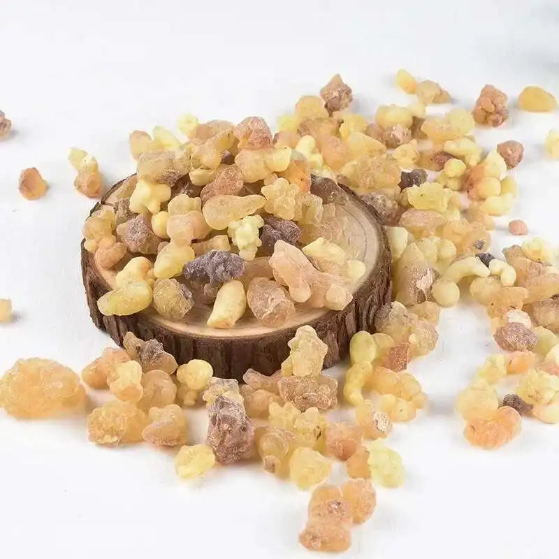 50g/100g Frankincense Resin Organic Somalia Incense Brock oliban Medicine Hydrosol Clean Frank Incense Cones Nipple boswellia