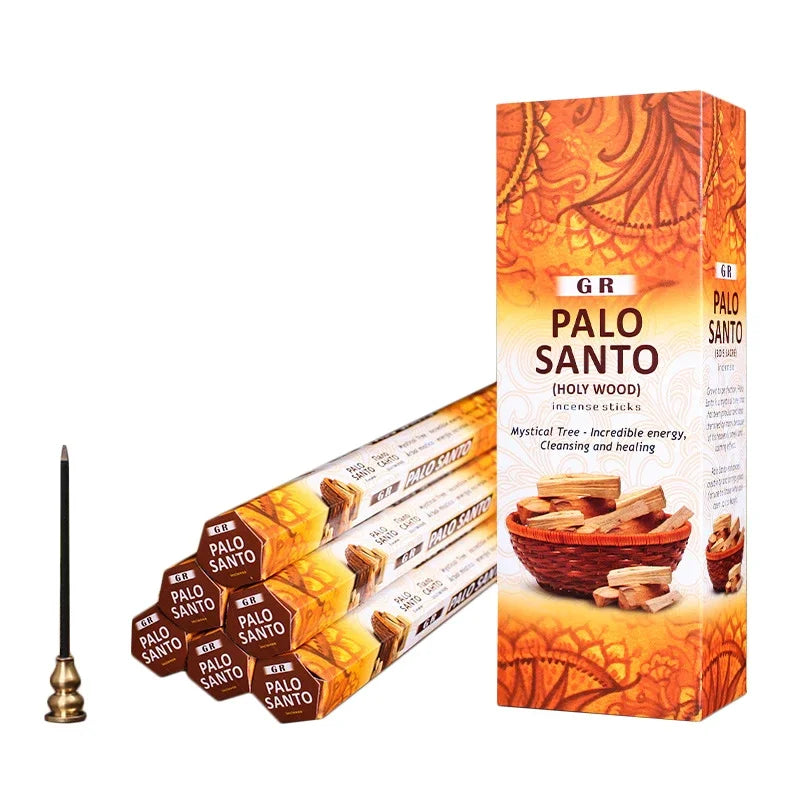 Natural Palo Santo Indian Incense Sticks Line Stick Incense for Living Room Teahouse Buddhist Supplies Meditaion Joss Sticks