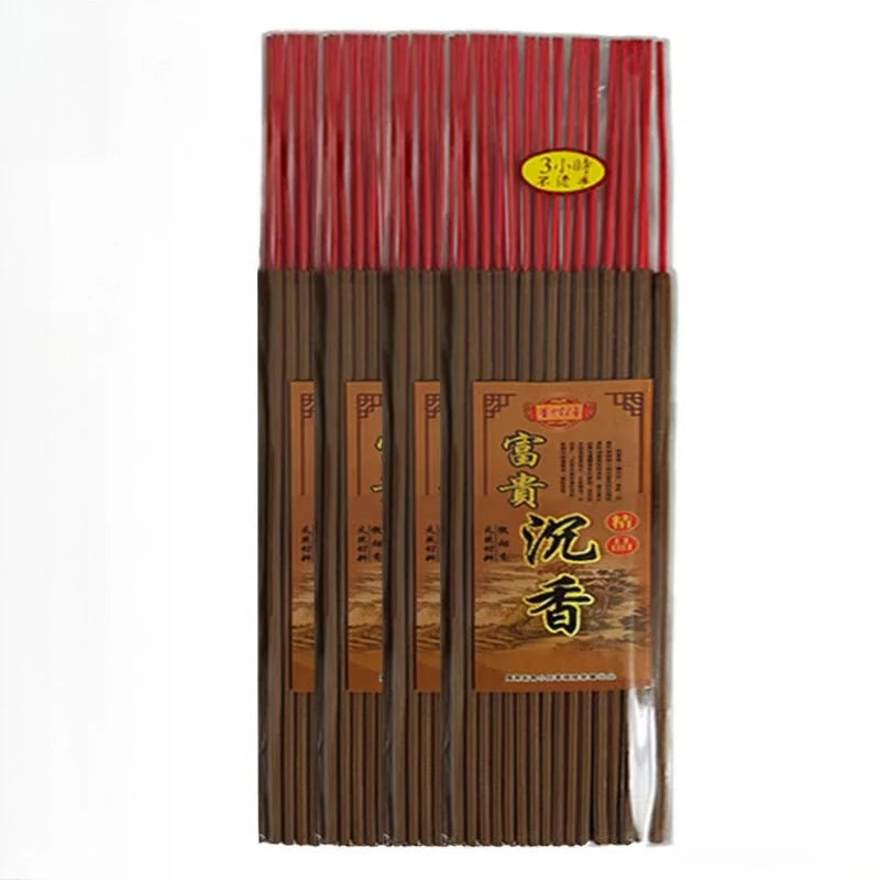 48CM 4packages High Quality Agarwood Stick Natural Smoked Fragrance Household Indoor Worship Temple Meditation Lasting Fragrance