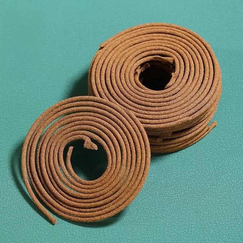 Tibetan Style Natural Snow Incense Coil Aroma Home Indoor Air Purification Meditation Bedroom Agarwood Sandalwood Incense Coil