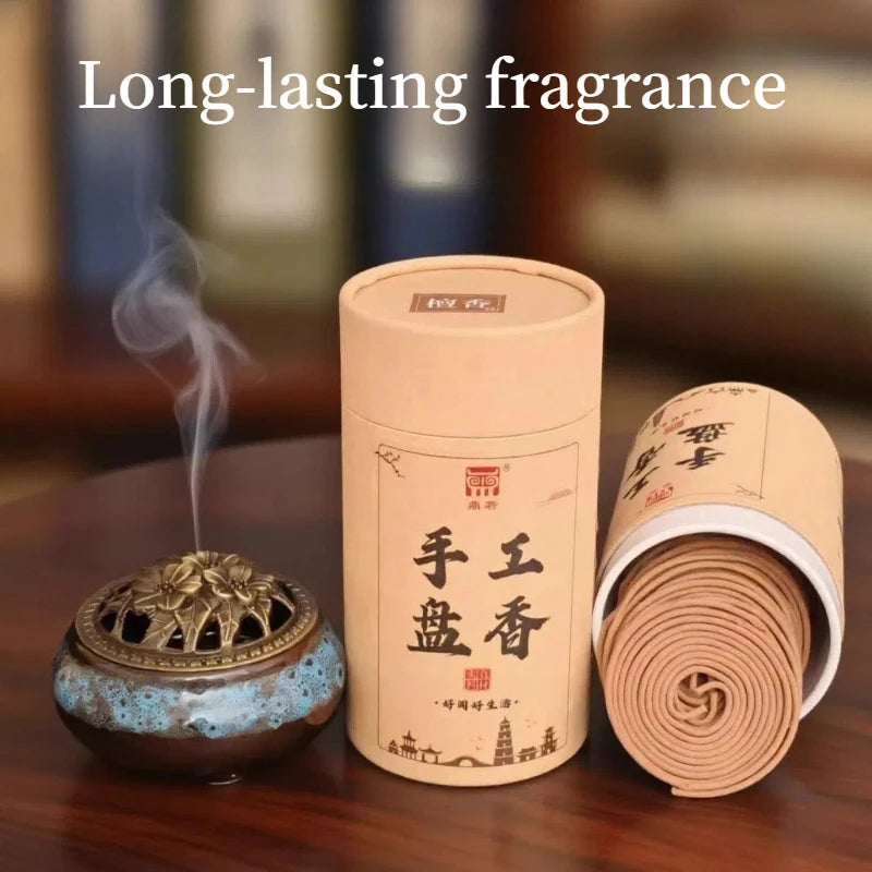 Agarwood Incense Coil Sandalwood Home Long-lasting Natural Osmanthus Jasmine Sleeping Incense Sleep Aromatherapy Purifying Air