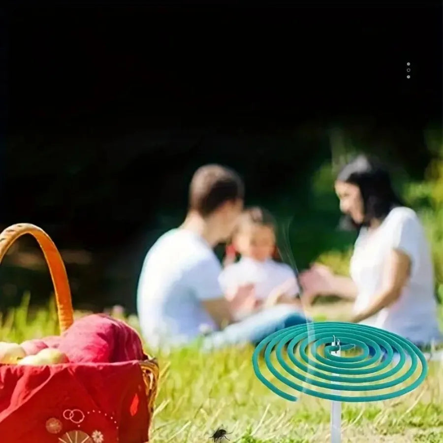 20/40/120pcs lemongrass incense coils - suitable for yard, camping, Halloween, Christmas, garden, home decoration