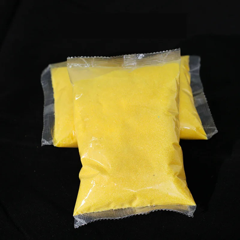 Golden Sand Powder Special Sand Jin Yuming Sand Emery for Home Indoor Incense Burners Ideal for Inserting Incense and Worship
