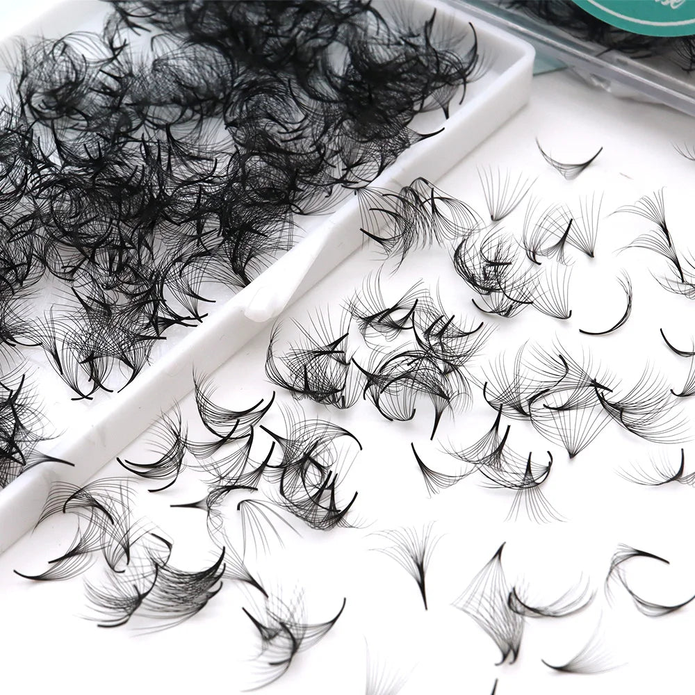 1000 Fans Premade Lash Extensions 0.05-0.07mm Thin Pointy Base