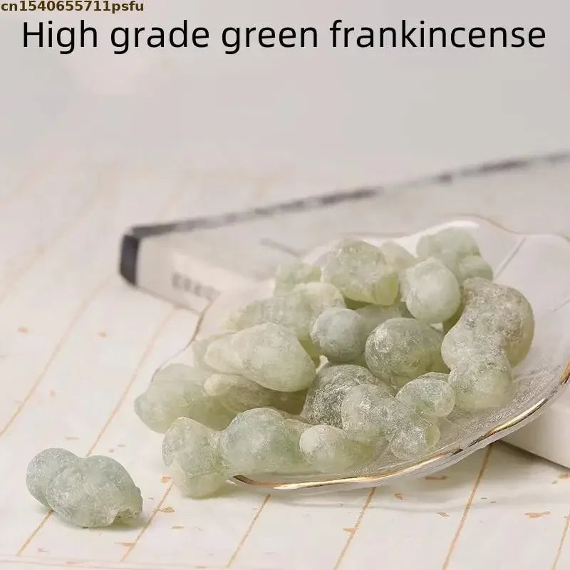 Premium Oman Hojari Frankincense 10g Green Resin Incense