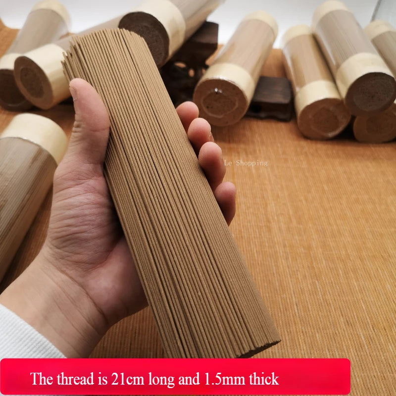 250g Natural Agarwood Stick Incense/Hainan Nha Zhuang Joss Sticke Temple Worship Buddha Offering Incense in The Home Indoor