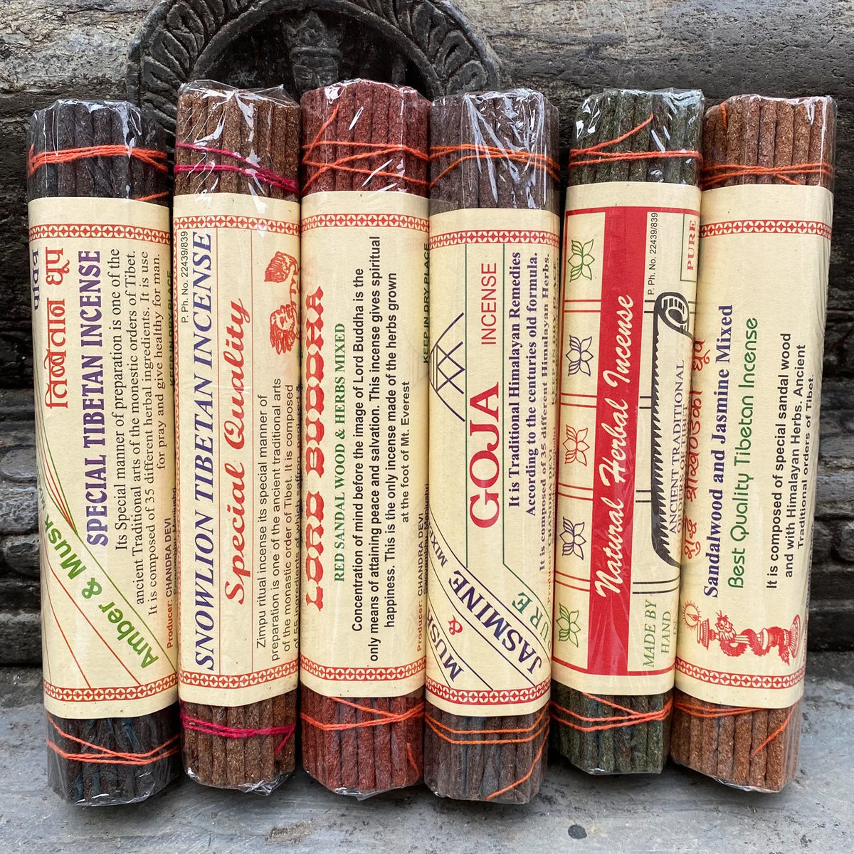 44PCS Authentic Tibetan Incense Sticks Aromatic Incense for Positive Energy Palo Santo Incense Sticks for Spiritual Cleansing