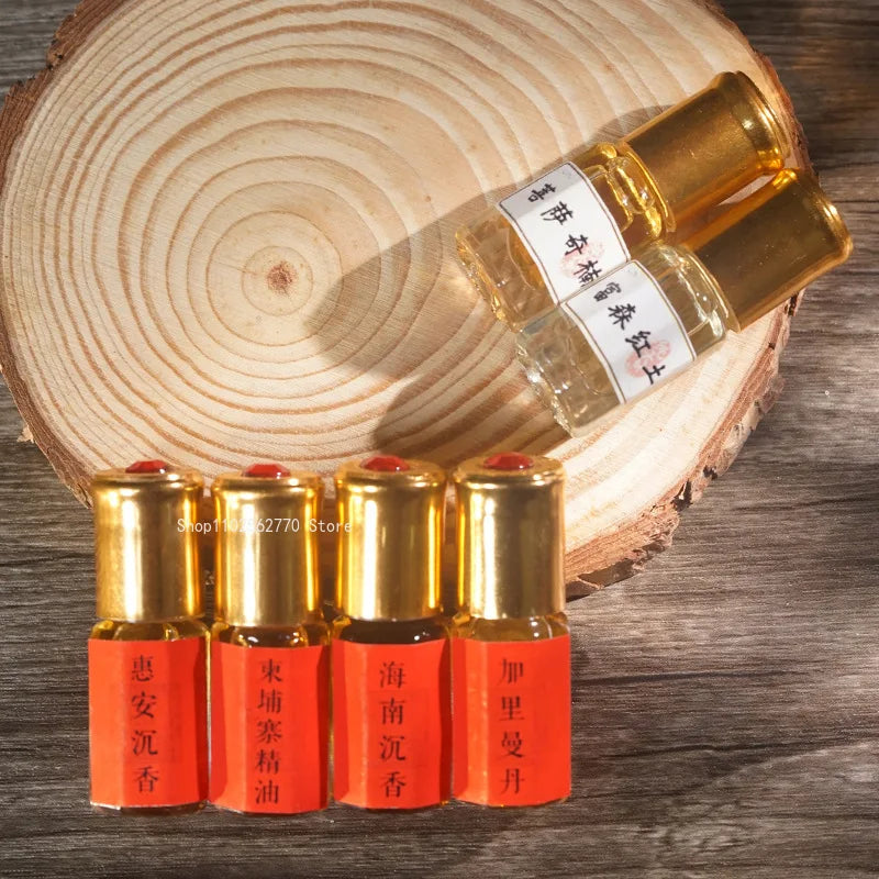3g Agarwood Essential Oil/Fusen Red Soil/Bodhisattva Agarwood/Hainan Agarwood Tearoom Study Yoga Bedroom Purify Air Remove Odors