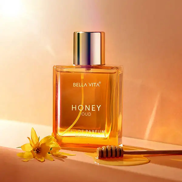 Bella Vita Luxury Honey Oud Eau De Parfum Unisex Perfume for Men & Women with Patchouli, Vanilla, Bergamot | Floral, Spicy EDP Fragrance Scent, 100 Ml