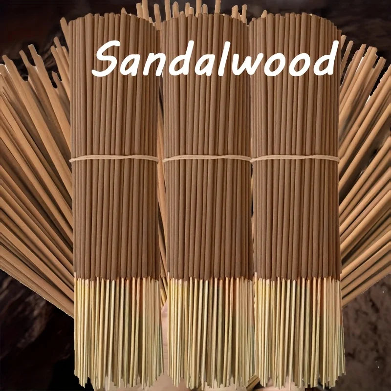 16/41/77/107/167Pcs, Sandalwood Incense Sticks, 22.0cm , Suitable for Yoga and Meditation, Purifies the Mind, Eliminates Negative Energy, Ideal for Hotels and Parties, Travel-Friendly, Meditation Aid |   Sandalwood Scent